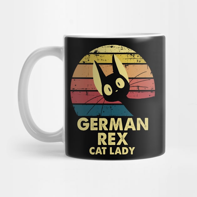 German Rex cat mom. Perfect present for mom mother dad father friend him or her by SerenityByAlex